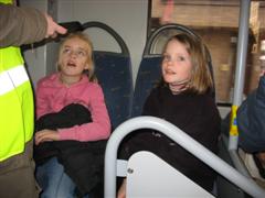 in de tram